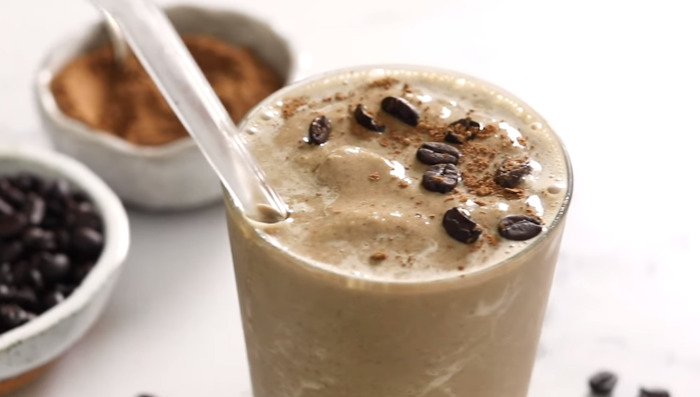 Recipe To Make Coffee Smoothie For Breakfast!