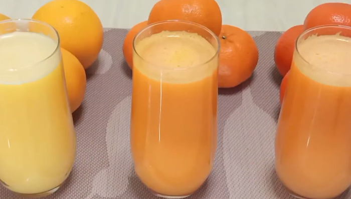citrus juice n glass