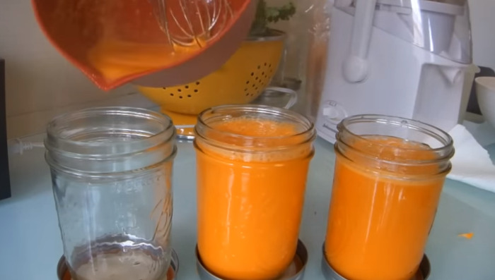 glass jars for juice