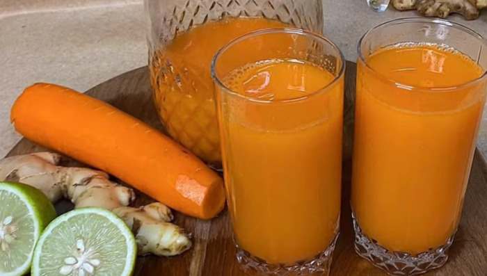 Recipe for creating healthy carrot smoothie!